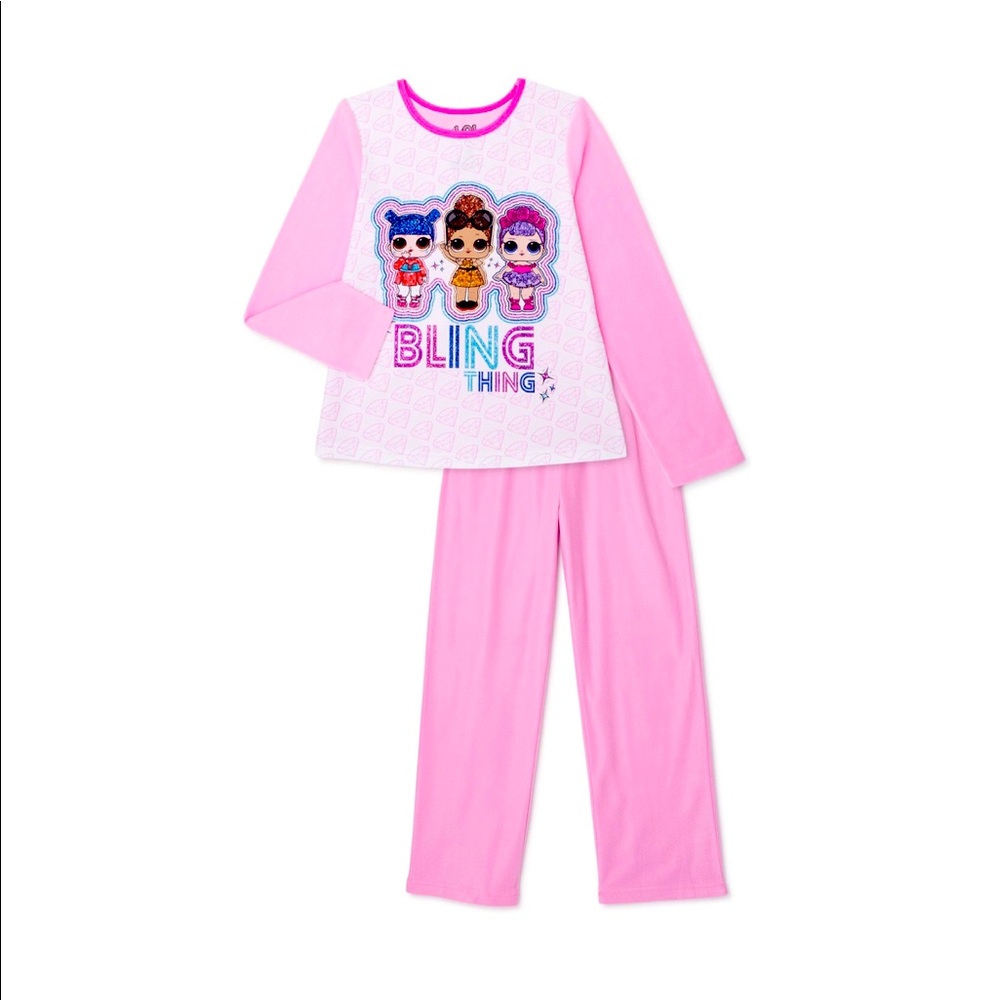 LOL Surprise Girls Pajama Set Size 6/6x